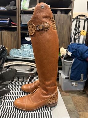 Kingsley London Riding Boot in Cognac Brown size 37.5 MC-S
